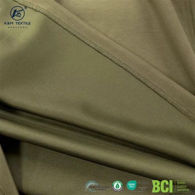 Διπλής Όψης Πολυεστερικό Ραγιόν Stretch Ύφασμα για T-Shirt