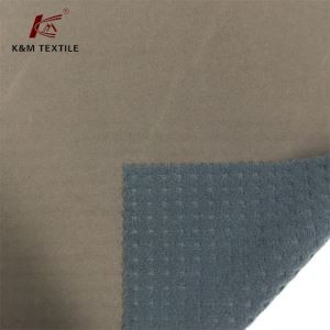 50D πλεκτό δεμένο με ύφασμα ζακάρ πολικό δέρας